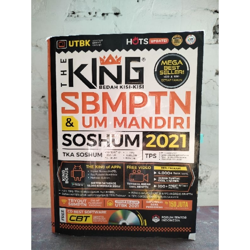 The KING UTBK SBMPTN &amp; UM MANDIRI SOSHUM preloved