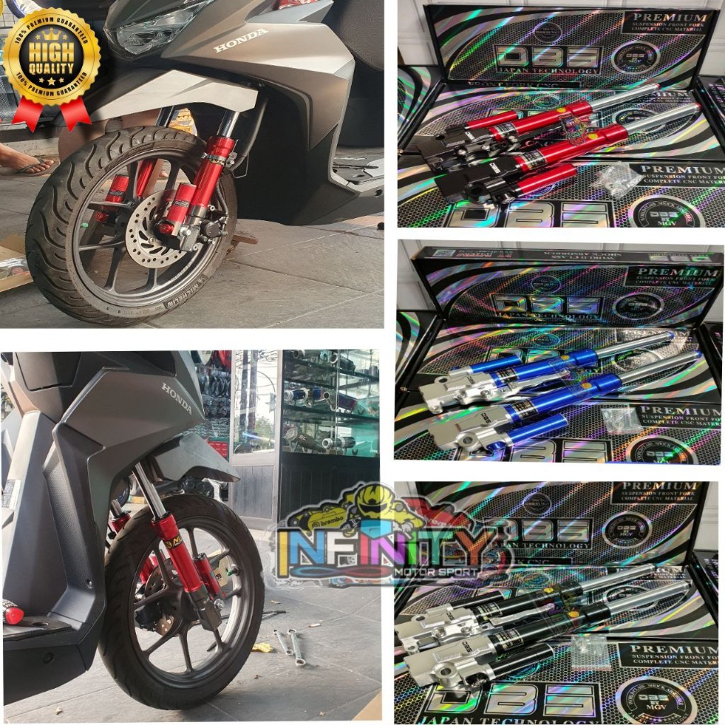 SHOCK DEPAN DBS 710 TABUNG VARIO 110 125 150 VARIO 160 CBS BEAT FI ESP STREET SCOOPY NEW LED / OLD 2