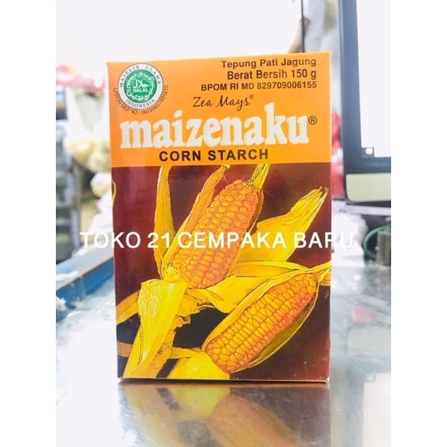 

Maizenaku Tepung Pati Jagung 150 gram | Tepung Jagung Maizenaku Corn 150g Murah Promo