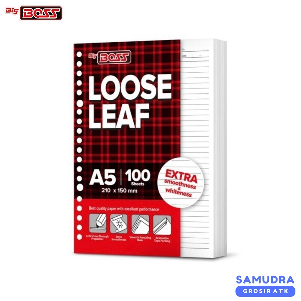 

Big Boss Kertas Binder / Loose Leaf A5 100