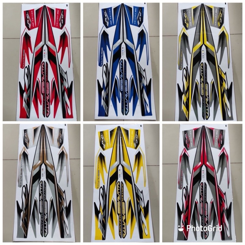 (COD) Striping Stiker Variasi Thailand Motor Yamaha Jupiter Z Burhan - Gravita Rc
