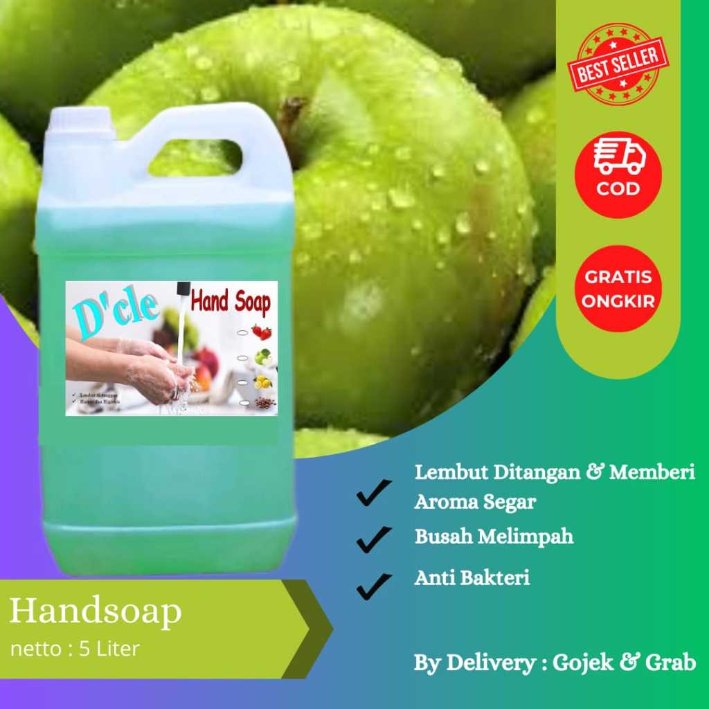 Sabun Cuci Tangan Apel - Handsoap Apel - 5 Liter