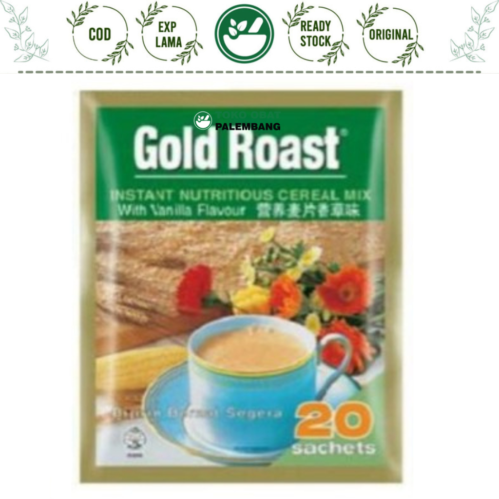 

GOLD ROAST VANILLA FLAVOUR 20 SACHET GOLDROAST RASA VANILA CEREAL INSTANT NUTRITIOUS CEREAL MIX