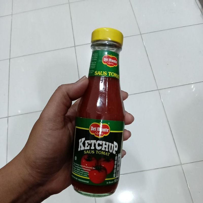 

Mahbubah - Del Monte 190 ml Ketchup Saus Tomat Botol Kaca