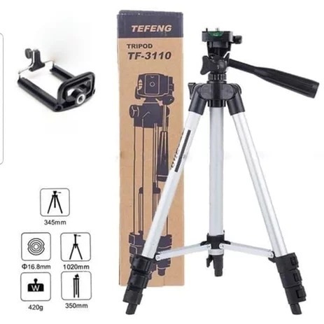 Tripod Handphone 3110 / Tripod Kamera 3110 / Tripod Silver 1 Meter