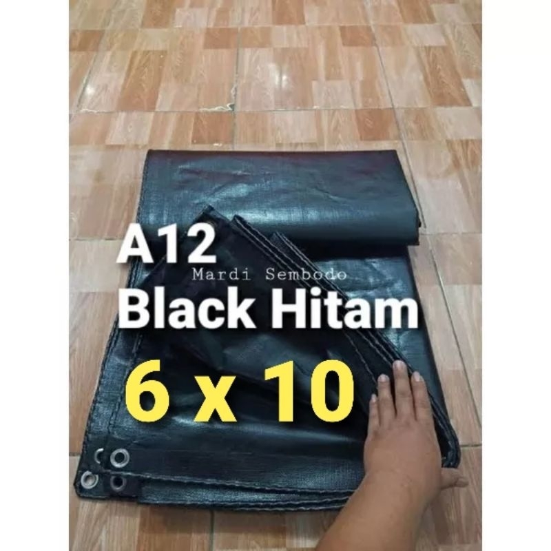 Terpaulin TERPAL 6X10 A12 HITAM KOREA