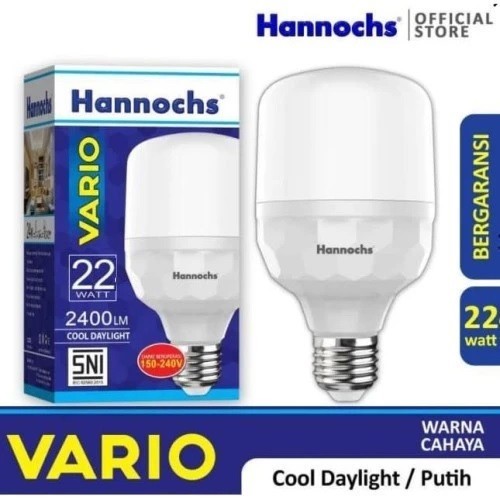 Hanoch Lampu LED Hannochs Bohlam LED Hanoch Vario 22 Watt  22Watt Putih