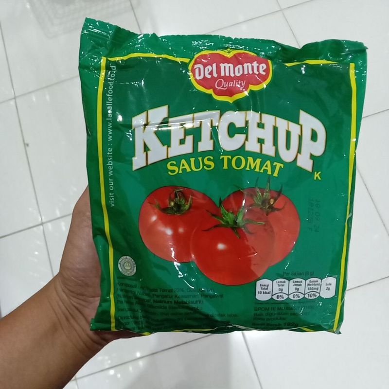 

Mahbubah - Del Monte 8g @24 Sachet Ketchup Saus Tomat Pack