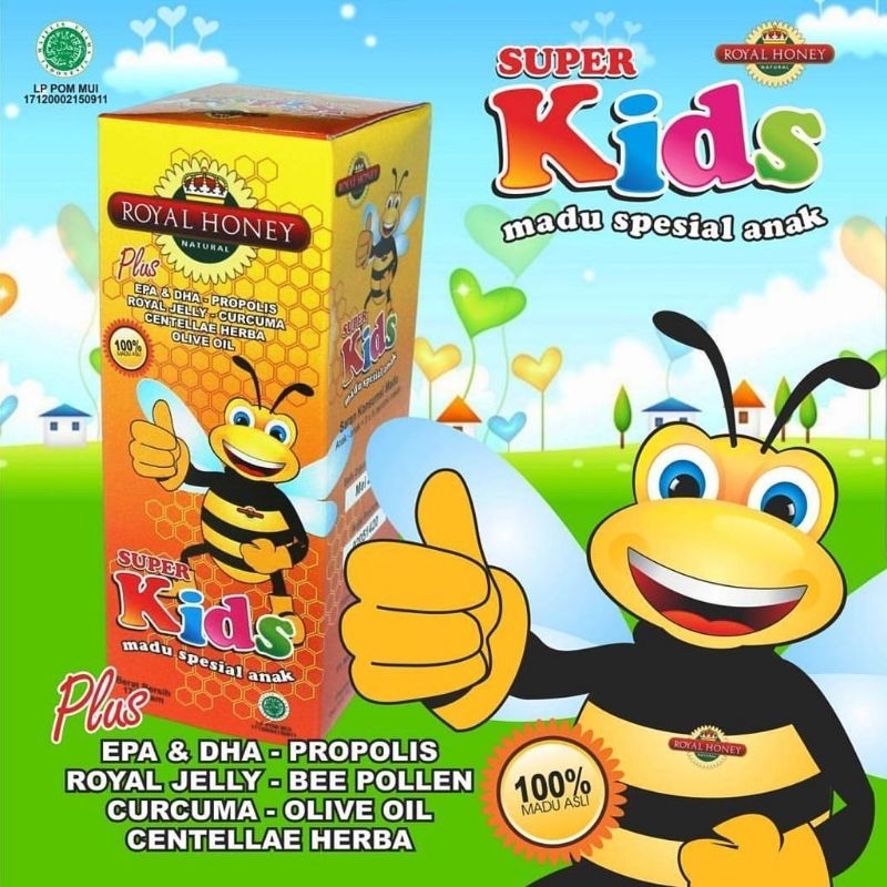 

Royal Honey Super Kids Madu Spesial Anak Nafsu Makan Meningkatkan Daya Tahan Tubuh Meningkatkan Kecerdasan Anak dan Daya Ingat