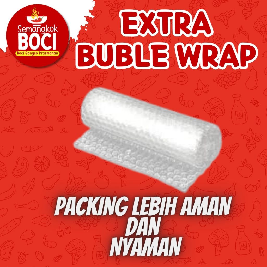 

Extra Tambahan Bubble Wrap