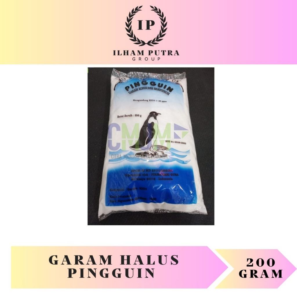 

garam halus pinguin 200gr