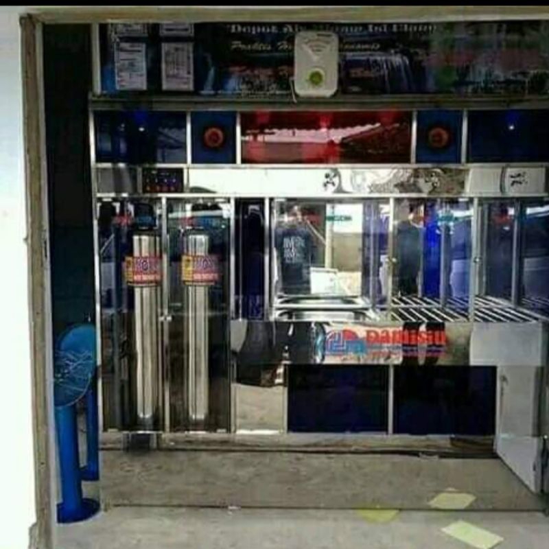 depot isi ulang air minum full stainless