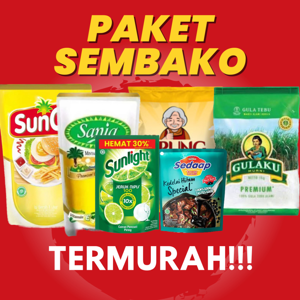 

[JATIM] PAKET SEMBAKO TERMURAH PAKET MINYAK GULA BERAS