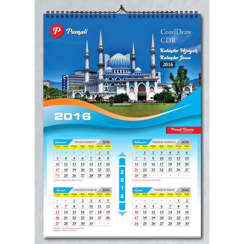 

KALENDER DINDING SPIRAL 3 LEMBAR 4 BULANAN KERTAS TEBAL