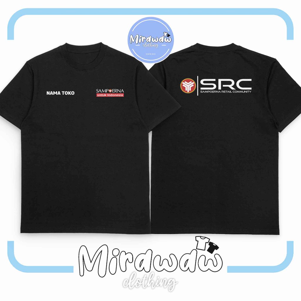 Kaos SRC Sampoerna Untuk Indonesia Gratis Nama Toko Kamu Baju Distro
