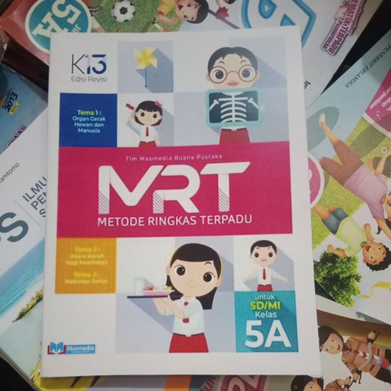 buku MRT(metode ringkasan terpadu) SD kelas 5A penerbit masmedia