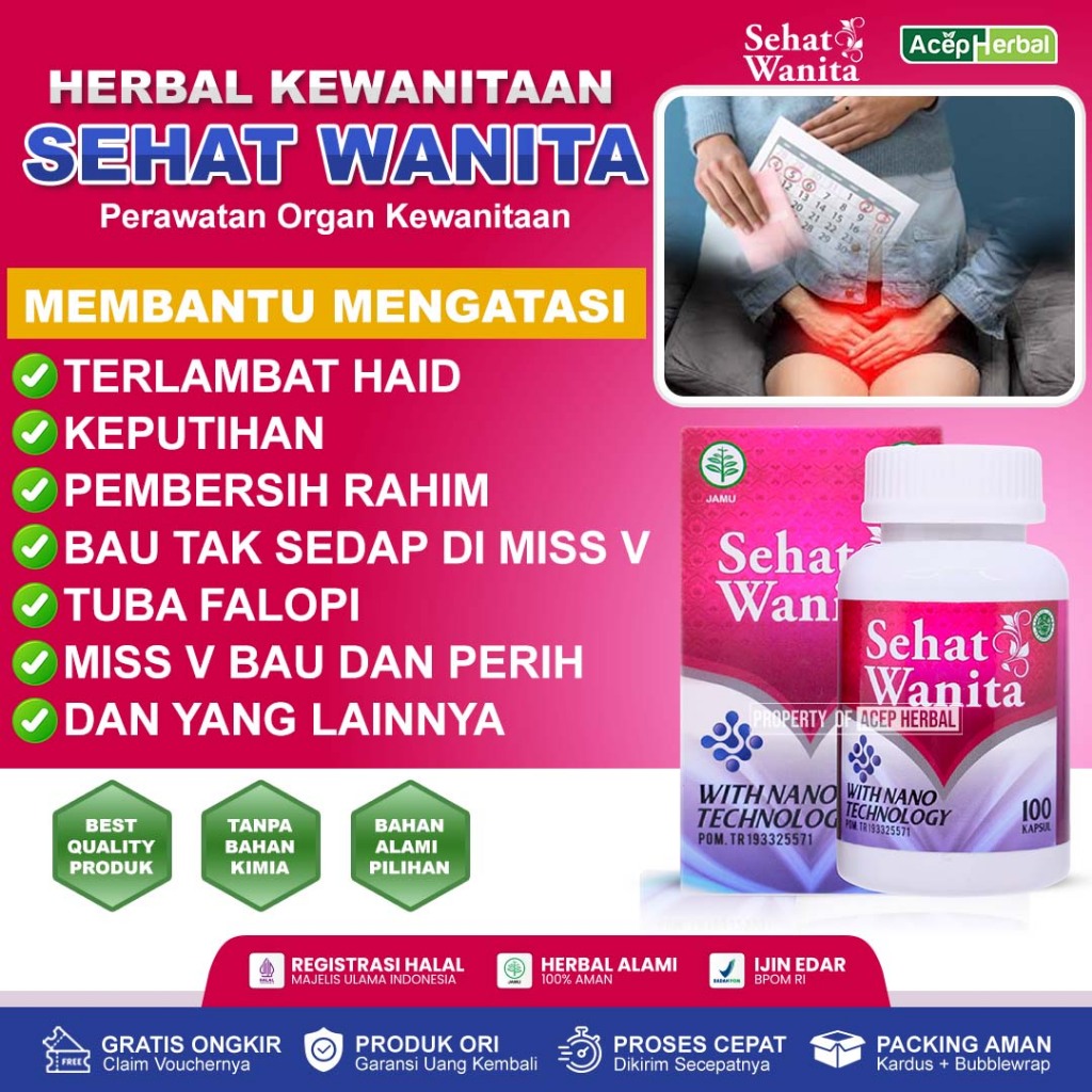 Obat Mens Terlambat Telat Menstruasi Pelancar Mens Telat Datang Bulan Nyeri Haid Pembersih Rahim Vag