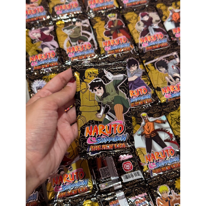 6 Sachet Kartu Foil Naruto / Mainan Kartu Gambar Naruto Origin Trading Card