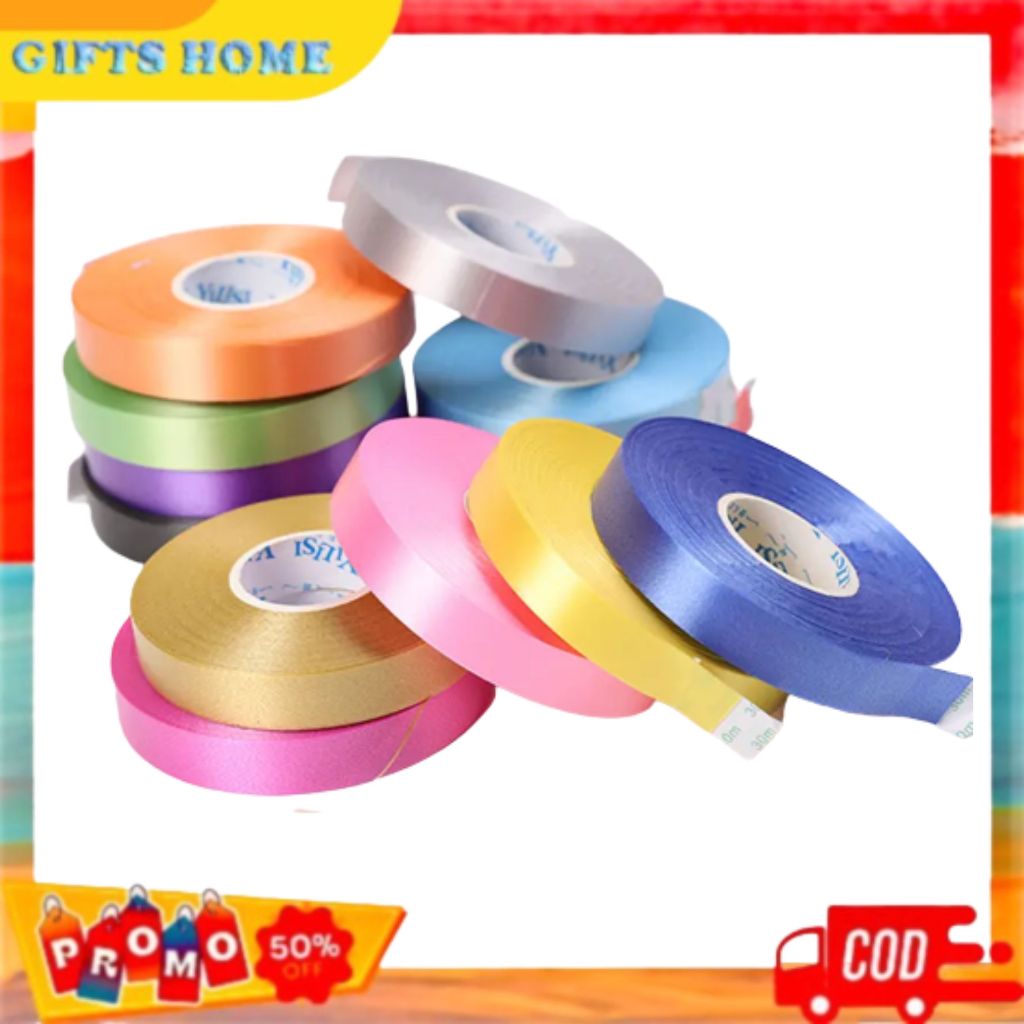 

Pita Balon Mini Ukuran 5 Meter Pita Balon Ribbon Kecil Warna Warni Dekorasi Perlengkapan Pesta Ulang