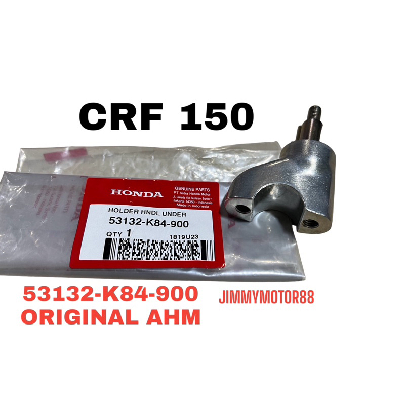 HOLDER HANDEL UNDER RAISER STANG BAWAH CRF 150 ORIGINAL AHM 53132-K84-900