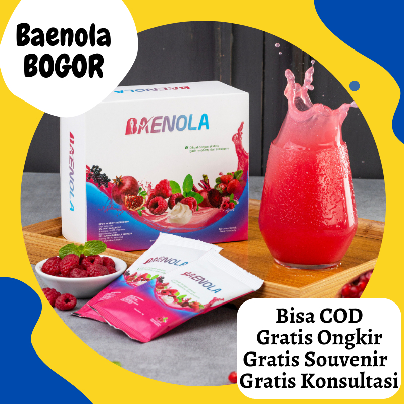 

BAENOLA minuman ekstrak buah Kaya Antioksidan rasa Raspberry (12 Sachet)