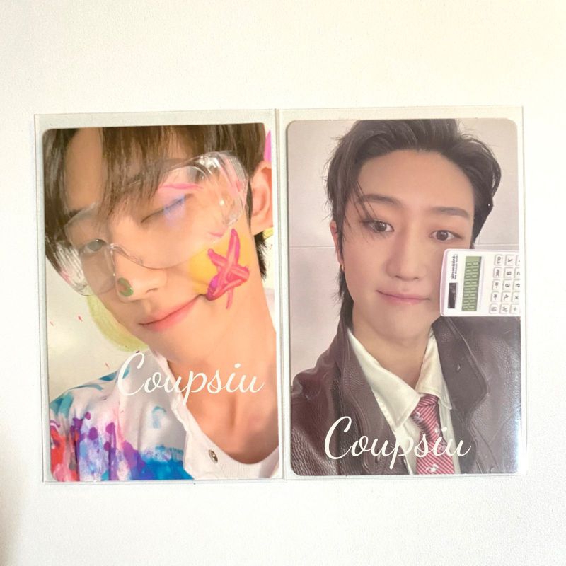 [JANGAN CO - BOOKED] PHOTOCARD PC MINGHAO HAO THE8 CEMONG STAR FTS CARVER & FML KALKULATOR (SET)