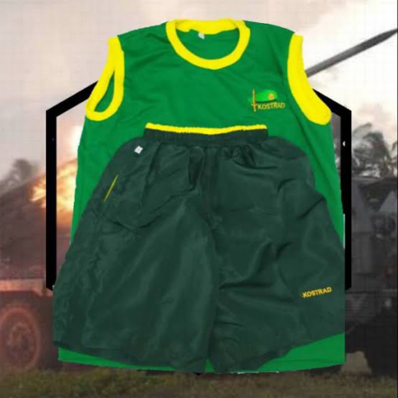 Kaos Aerobik kostrad 1 Stel