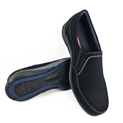 SEPATU SLIP ON PRIA - SEPATU CASUAL PRIA KEREN - SEPATU PANTOFEL PRIA - SEPATU KERJA PRIA - SLOP CASUAL SLIP ON PRIA WINNER TRENDY 206 WARNA HITAM SIZE 39 - 43