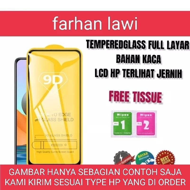 TEMPER GLASS SAMSUNG A05 A05S TEMPERED KACA FULL LAYAR