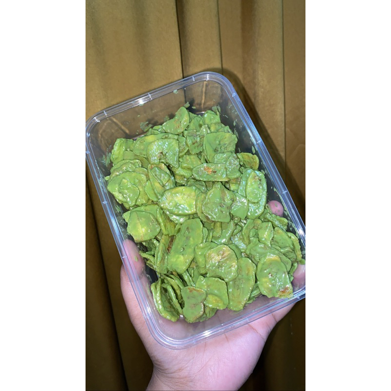 

Keripik pilu (pisang lumer) green tea 200gr