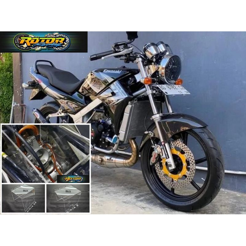 Tabokan filter Ninja R Ninja SS bahan akrilik variasi tebal 3mm pnp Ninja R SS