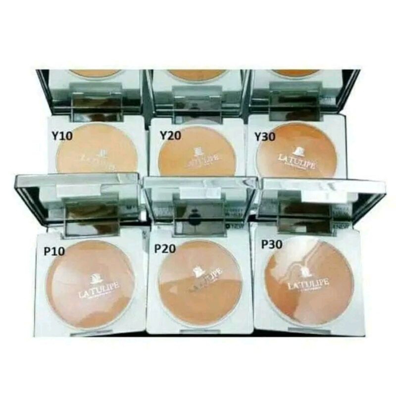 LA TULIPE Two Function Cake TWC Bedak Padat Refill & Full