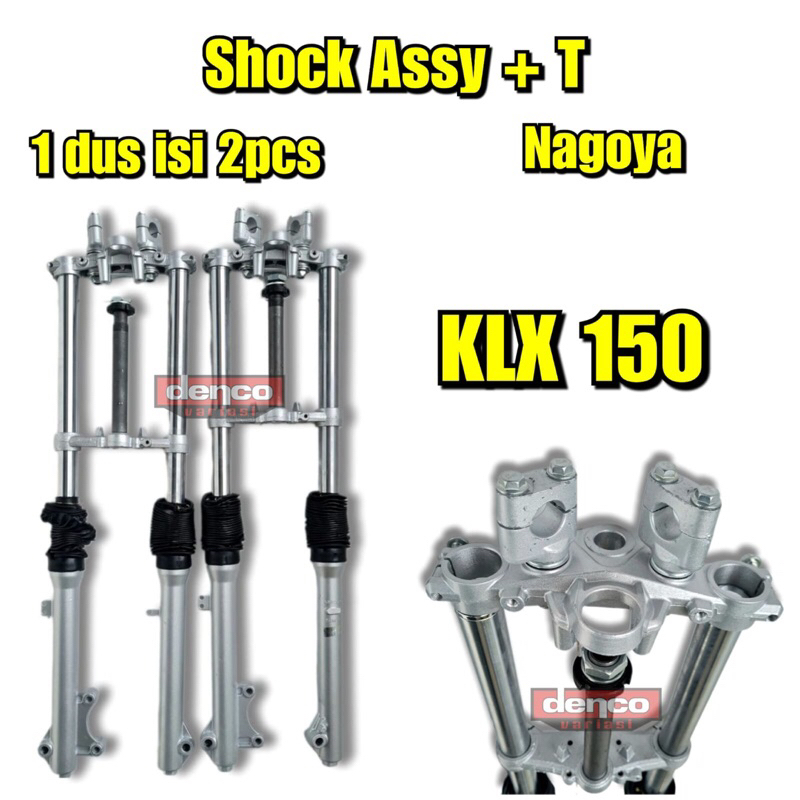Shock Depan KLX 150 Kawasaki Trail Modif Tele Model Original Assy Short Skok Shockbreaker USD UPSIDE