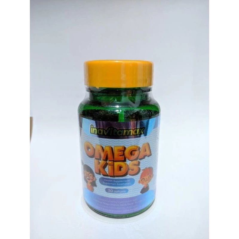 Vitamin Kecerdasan Bayi dan Anak usia 1 Tahun Sampai 12 Tahun Inavitamax Omega Kid 1 Botol isi 30 So