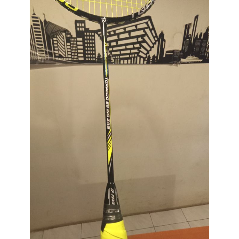 Raket JP Power Torpedo 88 zig zag Senar MBS 66, 28lbs digital Baru Original Terjamin