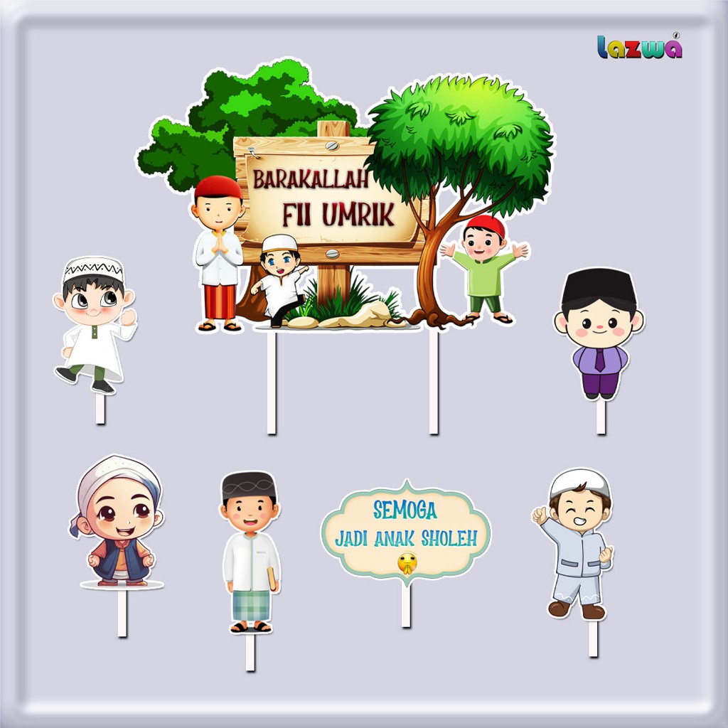 Topper cake muslim barakallah fii umrik