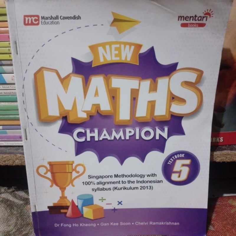 Buku New maths champion 5 textbook