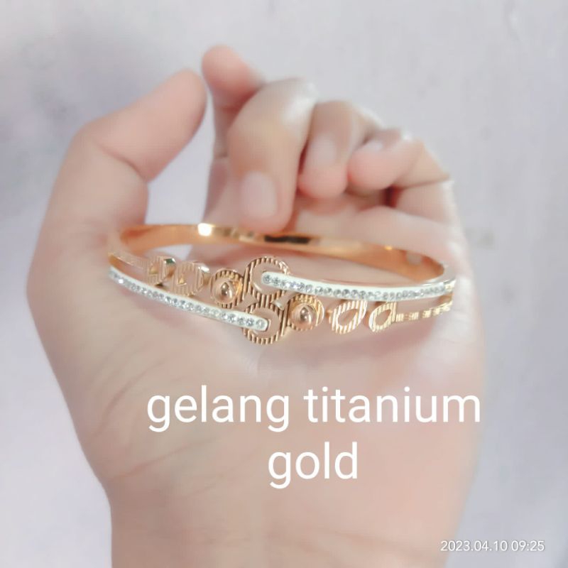 Gelang Bangkok titanium asli