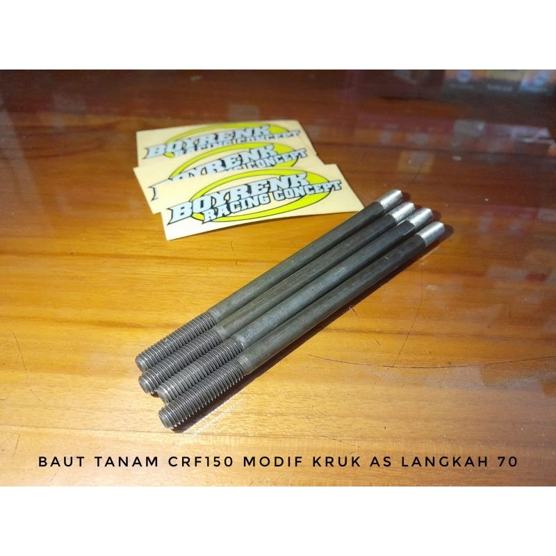 BAUT TANAM CRF150 MODIF KRUK AS LANGKAH 70