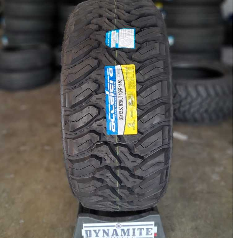 Ban Cakar r20 33x12,50 Accelera M/T Ban Kasar 33.12.50 Ring 20 Tubles Ban Tahu Ban Luar Mobil