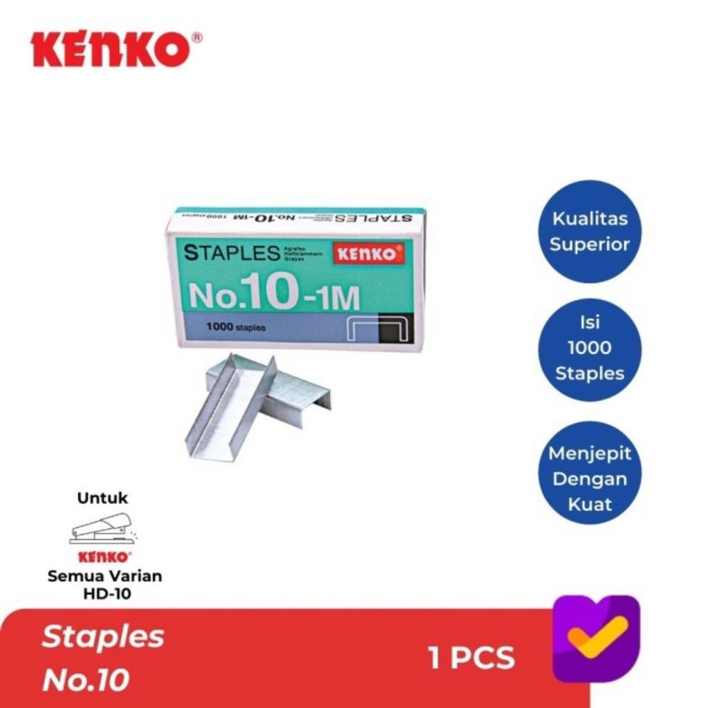 

Kenko Isi Stapler Kecil HD10 / Staples No.10-1M
