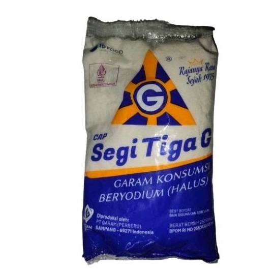 

Garam Cap Segitiga G 250 gram