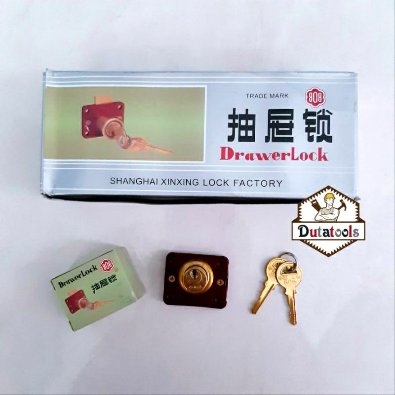 Kunci laci 808 kecil asli (16 mm )/kunci lemari/kunci loker/kunci  bufet