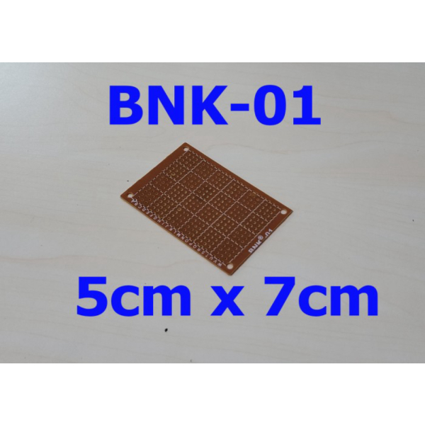 

PAPAN PCB Bolong BNK - 01 5cm × 7 cm / Lubang / Titik