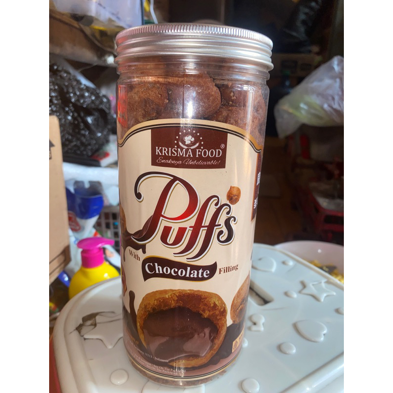 

krisma puffs with chocolate filling 300 gram