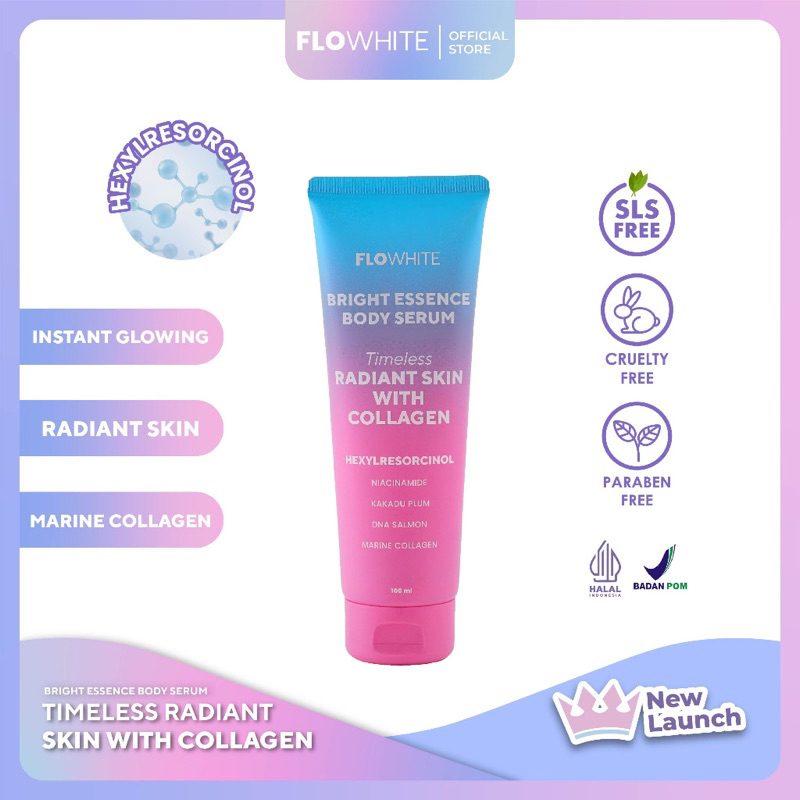Flowhite ( Tasya Farasya approved) Timeless Radiant Skin with Collagen body serum 100ml