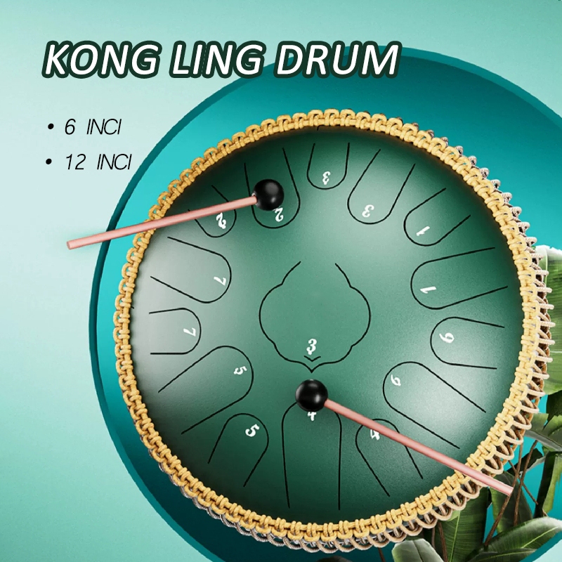 Steel Tongue Drum Kong Ling Drum Drum pan /tongue drum/ handpan Hand pan / Lidah Drum / drum perkusi