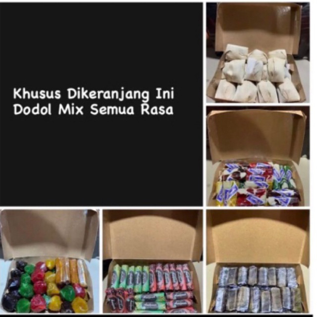 

Dodol garut campur semua rasa