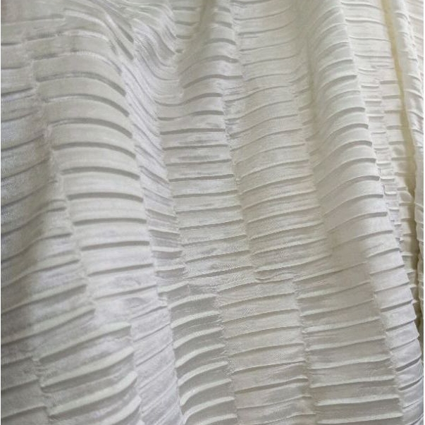 KAIN PLISKET MOTIF KOTAK BAHAN BAWAHAN CELANA KULOT/DRESS ROK WANITA