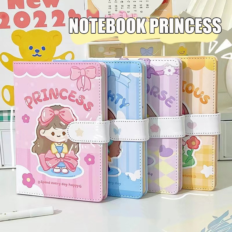 

Notebook A5 Lucu Magnetic Notebook Diary Buku Catatan Hardcover Planner Jurnal 96 Lembar